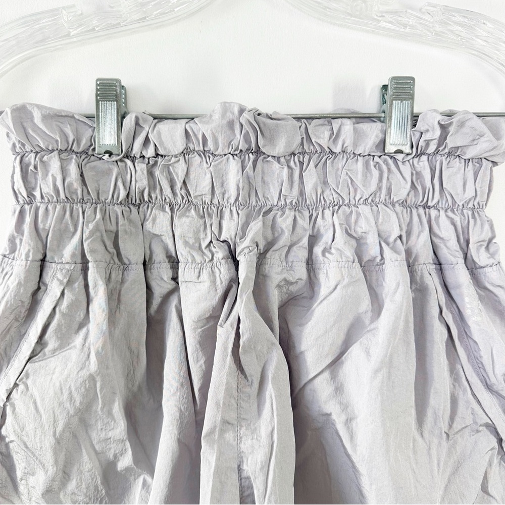 Free People Movement Gray Nylon Boxer Shorts Size M Fitness Casual Workout - Picture 2 of 5